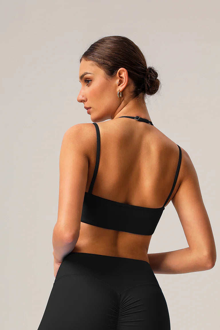 Double layered sports bra
