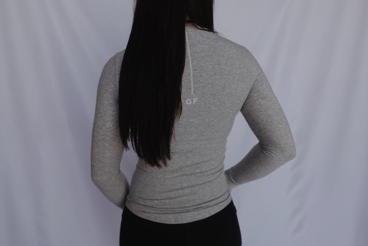 Ribbed soft long sleeve