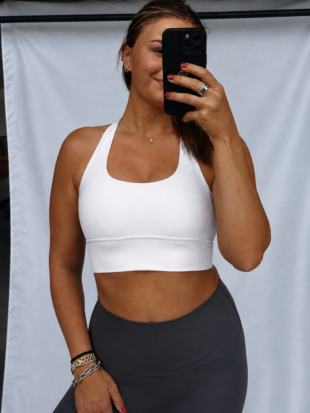 Criss-Cross Butter Lux Sports Bra