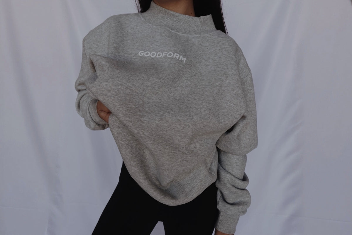 Mock Neck Sweatshirt