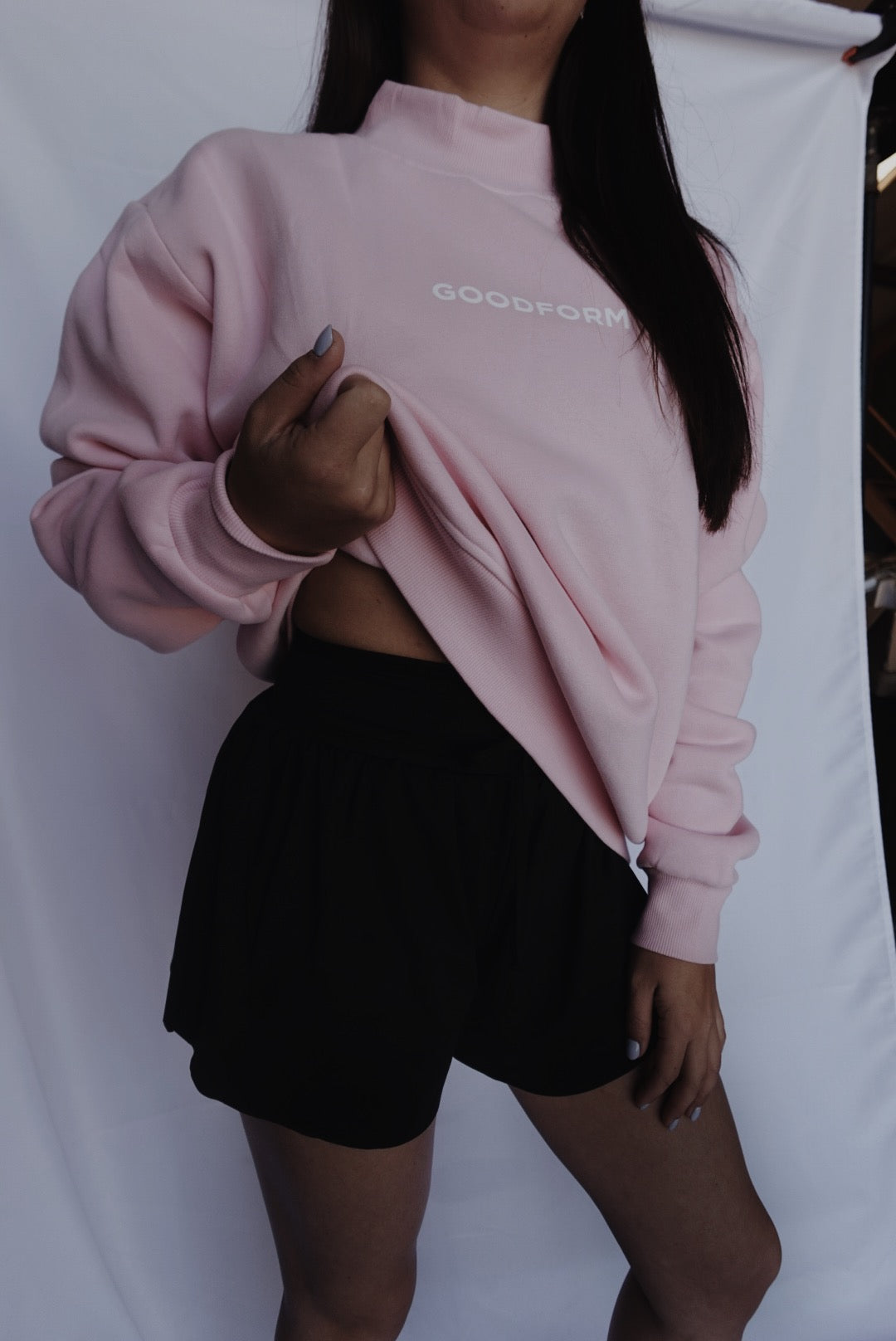 Mock Neck Sweatshirt